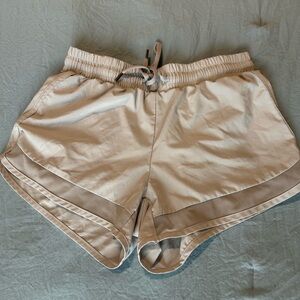 Women's Light Grey Athletic Shorts